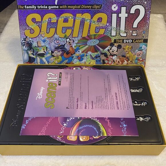 Disney Scene It? Family Trivia Board Game DVD Original 2004 - Picture 2 of 10